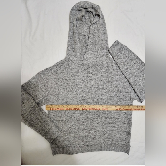 GAP, NWOT, Cozy Gray Marbled Hoodie, Long Sleeve Size XS - Picture 4 of 6